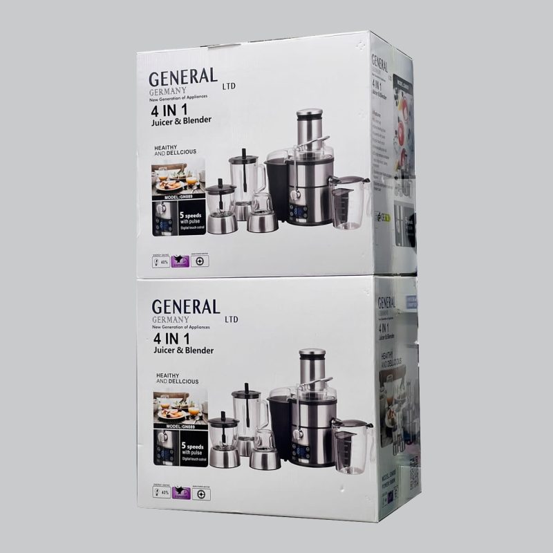 آبمیوه‌گیری حرفه‌ای 4 کاره جنرال آلمان مدل GN089 - تصویر 4