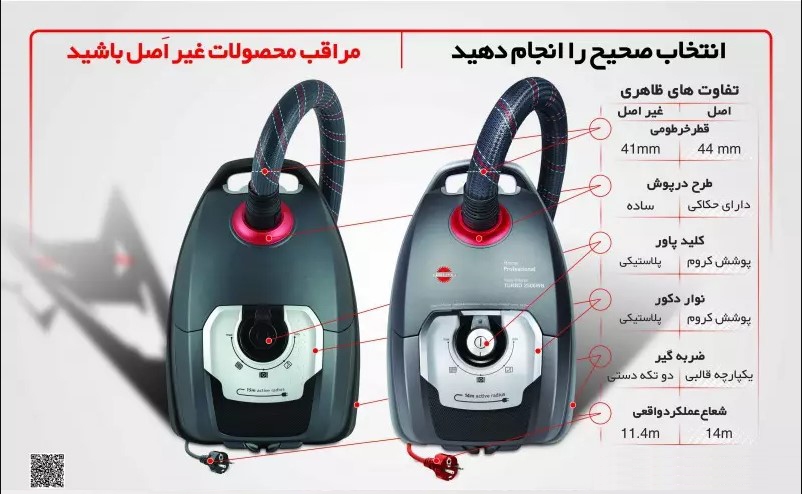 جارو برقی پارس خزر TURBO 2500WB
