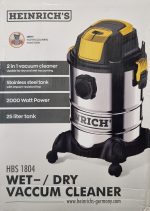 جاروبرقی سطلی هاینریش (هنریچ) مدل HBS 1804 - تصویر 2