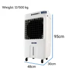 کولر آبی پرتابل سلولزی بروات مدل BR-24000 - تصویر 3